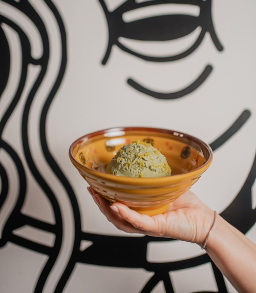 2 BOLAS DE HELADO DE MATCHA