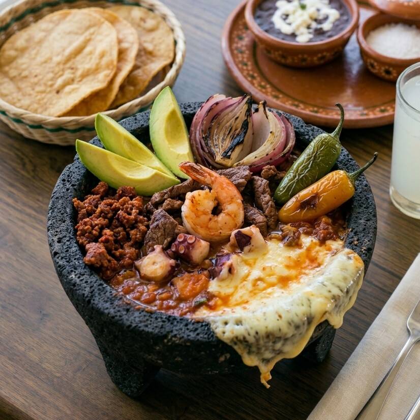 Molcajete Mar y Tierra