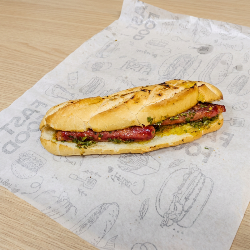 Banette Francesa, Linguiça De Costela E Chimichurri