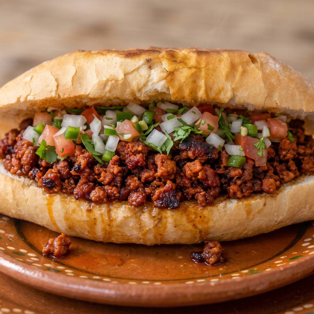 Lonche de Chorizo