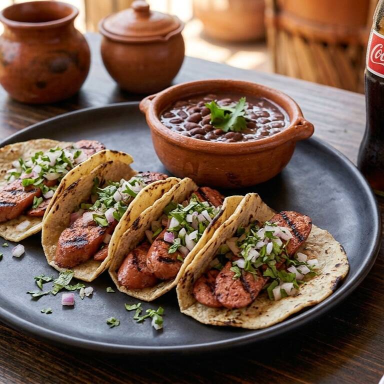 Taco Chorizo Corona