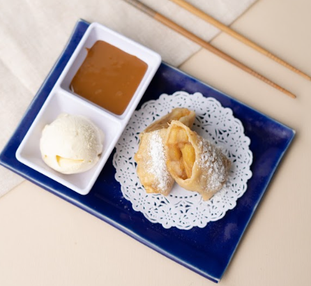 Eggroll de manzana