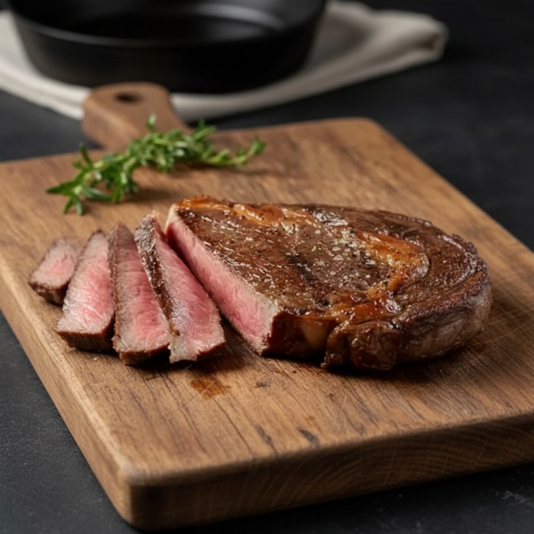 Alcatra selecionada, grelhada (250g), garantindo maciez, suculência e aquele sabor autêntico de churrasco.