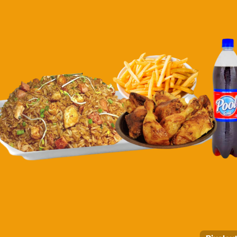 COMBO ~ Arroz Chino Familiar Pollo Entero Frito