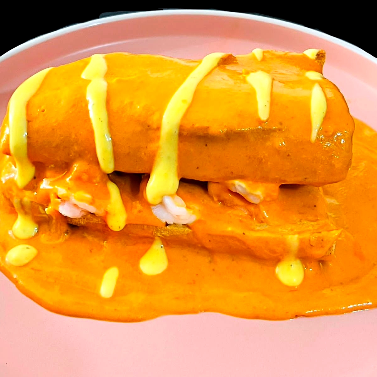 Lonche Bañado de Camarón