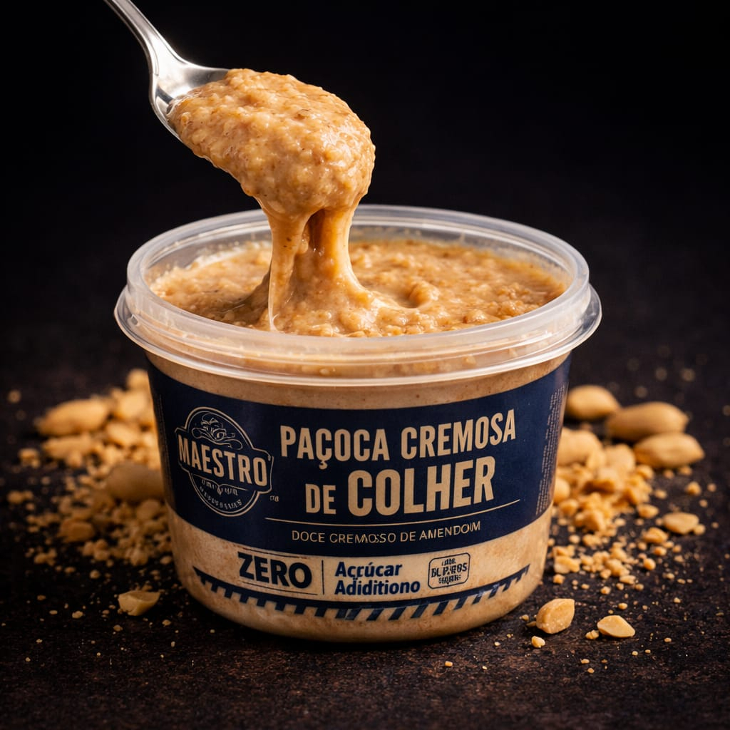 Paçoca Cremosa zero açucar