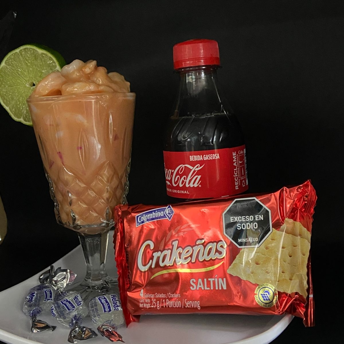 Ceviche de Camarones Pequeño