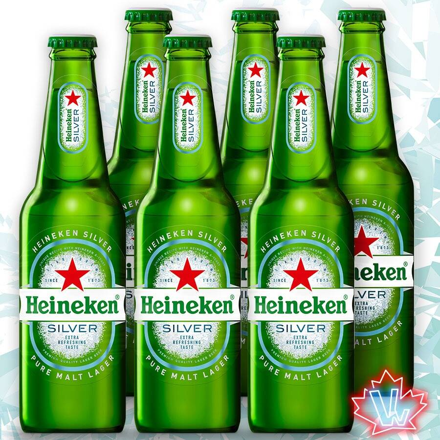 Six de Cerveza Heineken Silver