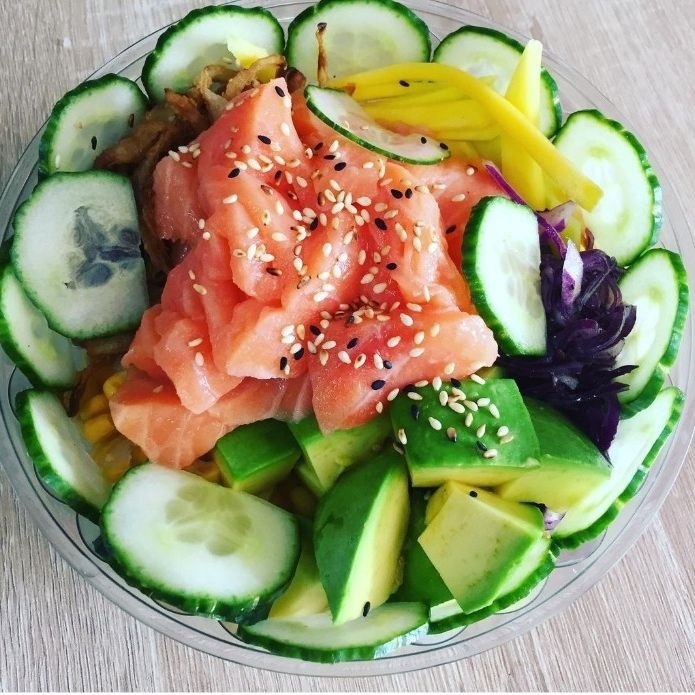 Salmon poke