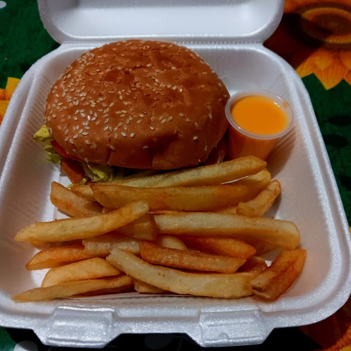 Hamburguesa con Papas
