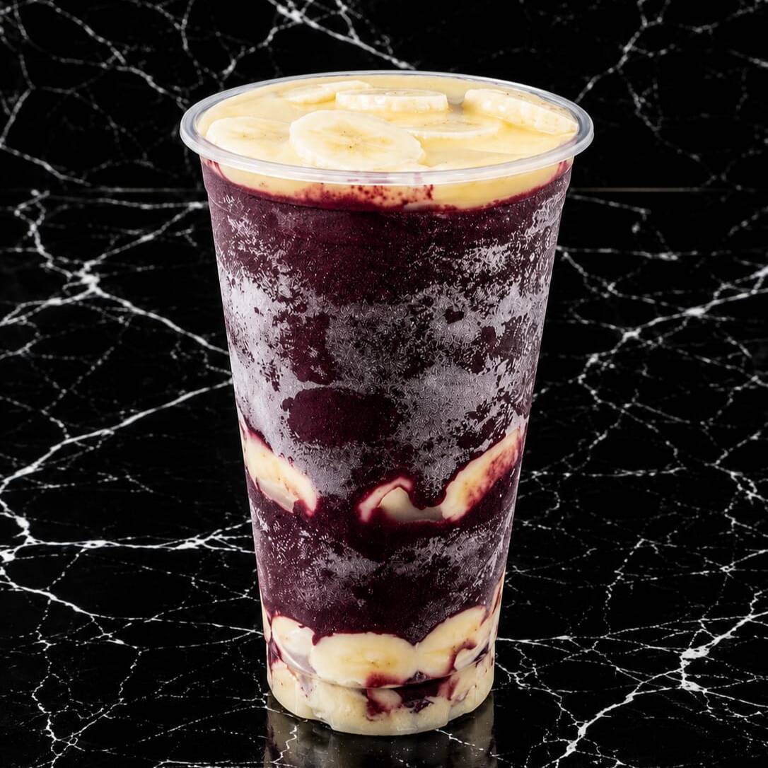 2 Camadas de açaí + 2 camadas de adicionais (foto ilustrativa)