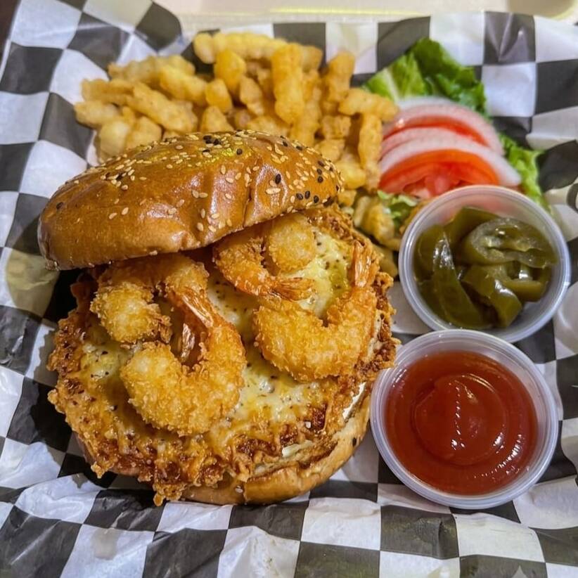 Hamburguesa de Camarón