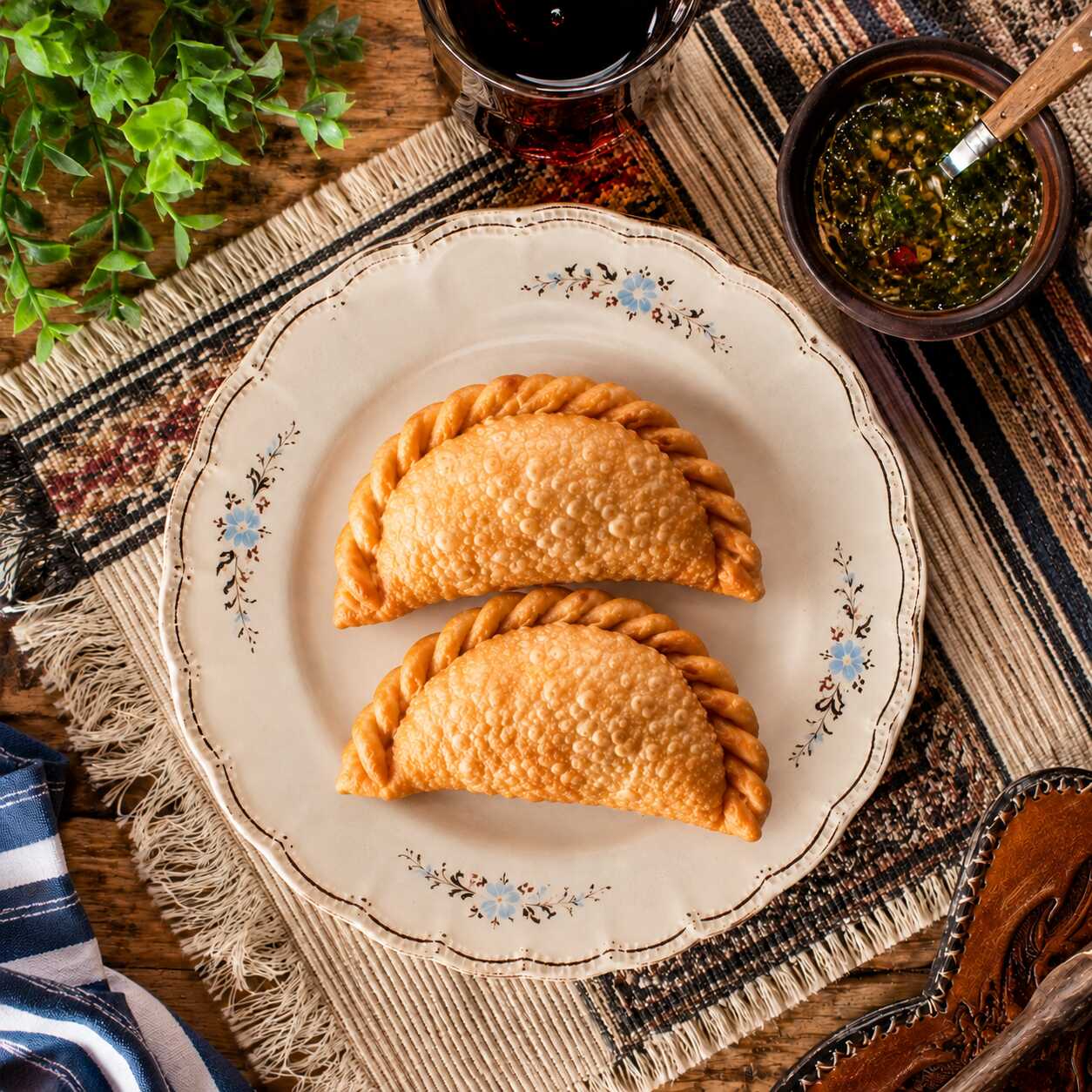Empanada de queso azul y nuez