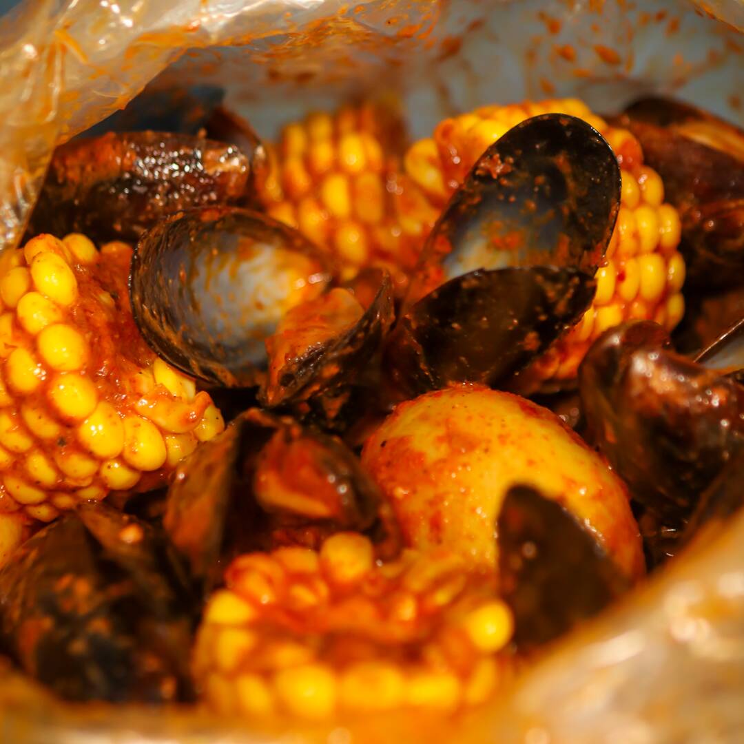 1/2 kg Mejillón Cajún