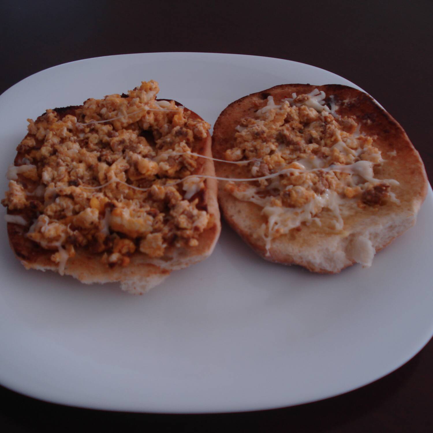 TORTA DE HUEVO CON CHORIZO