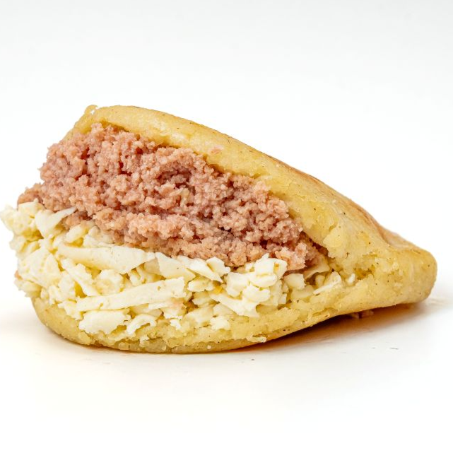 Arepa Diablito y Queso