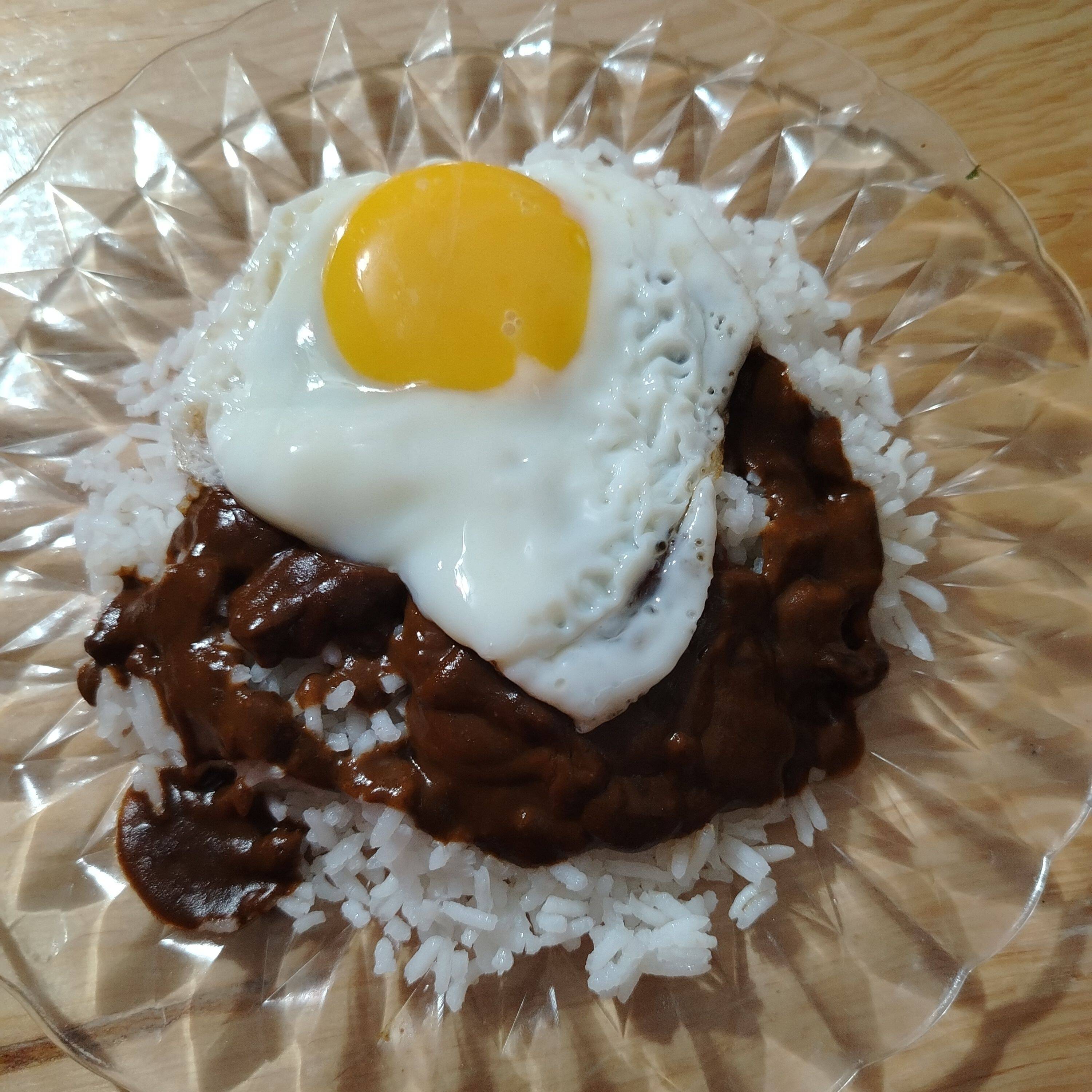 Arroz con Mole y Huevo