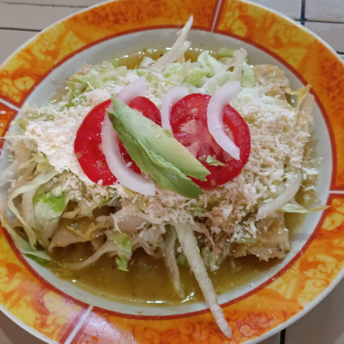 Enchiladas Verdes de Pollo