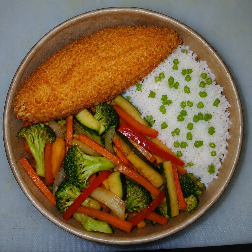 Lunch sakana furai