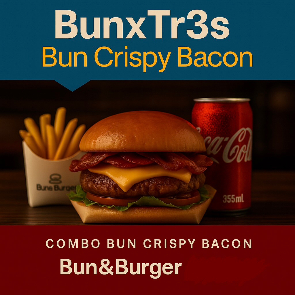 Combo Bun Crispy Bacon