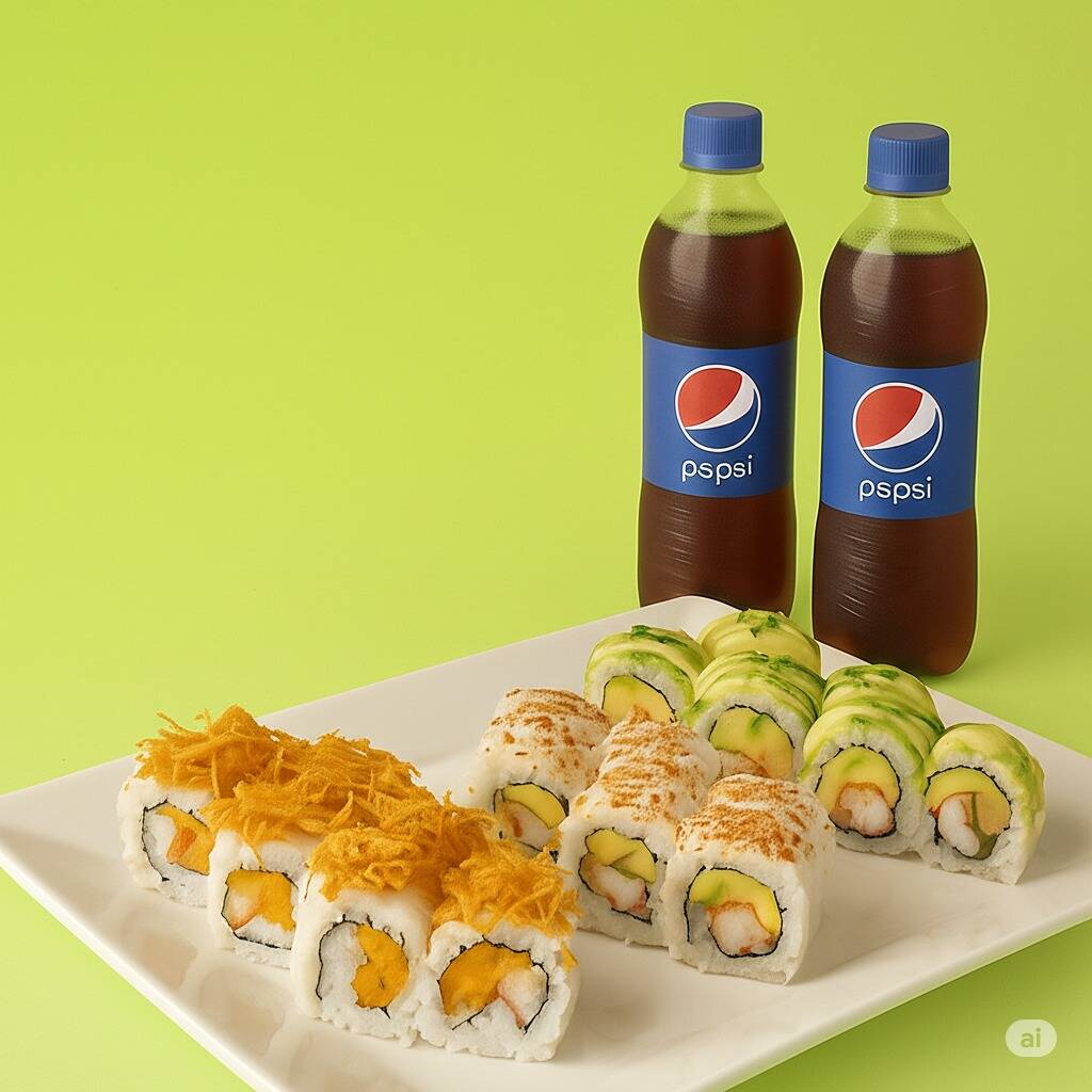 10 Makis + 1 PEPSI 355 ML