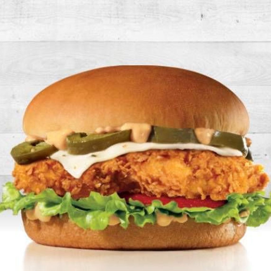 Chicken tender sandwich jalapeño