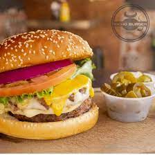 Chesse burger Queso blaco