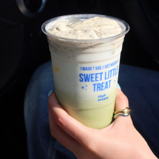 Matcha Cream Latte Pistache