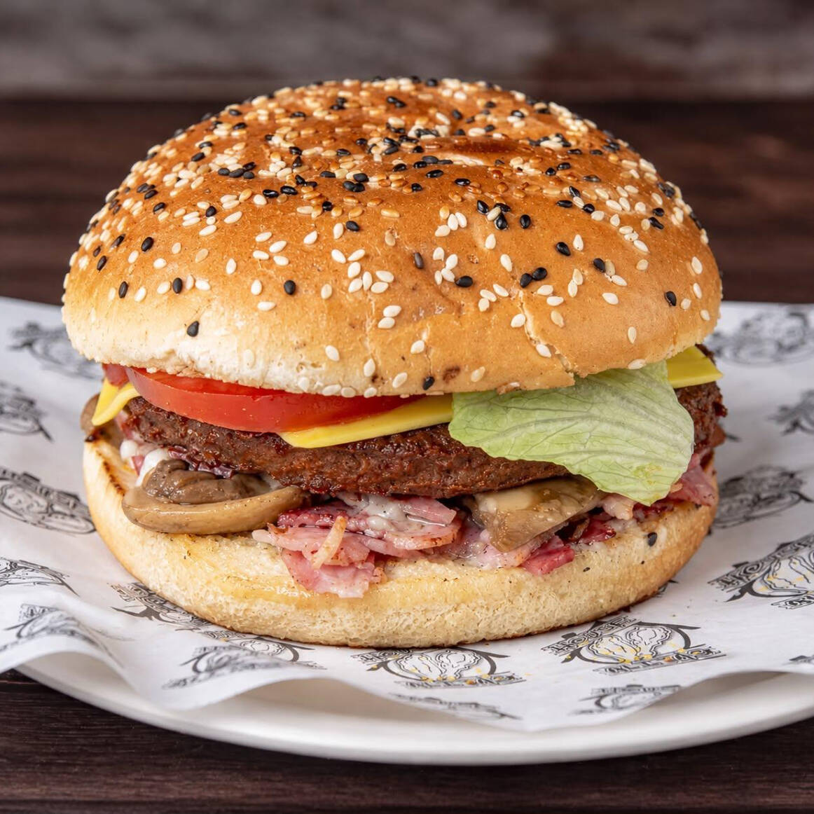 2 Hamburguesas Tradicionales Sencillas (90gr)