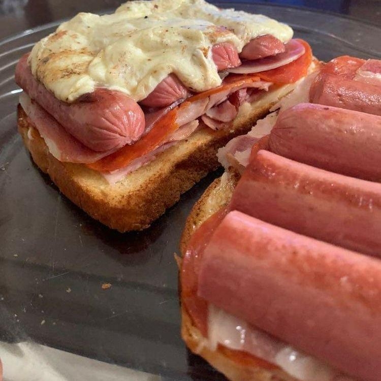 sandwich de salchicha