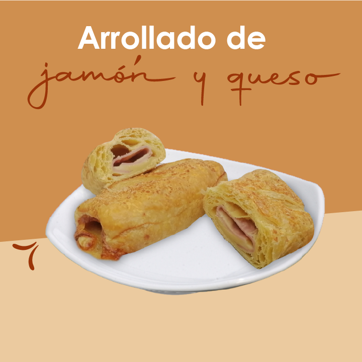Arrollado Jamón & Queso Mozzarella