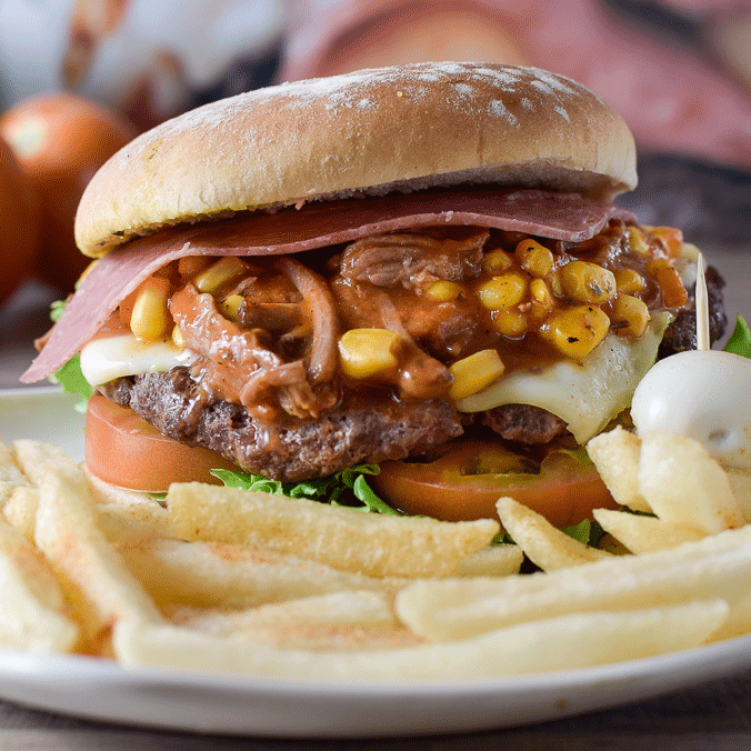 Combo Hamburguesa Especial Criolla