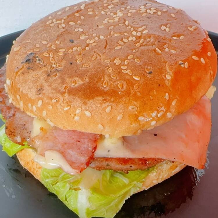 Hamburguesa Con Papas