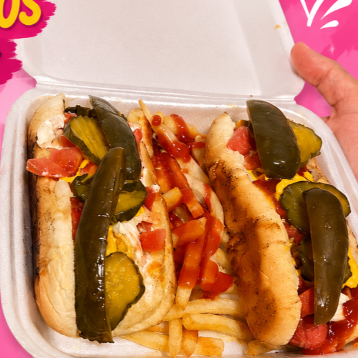 Hot dog embarazado dúo