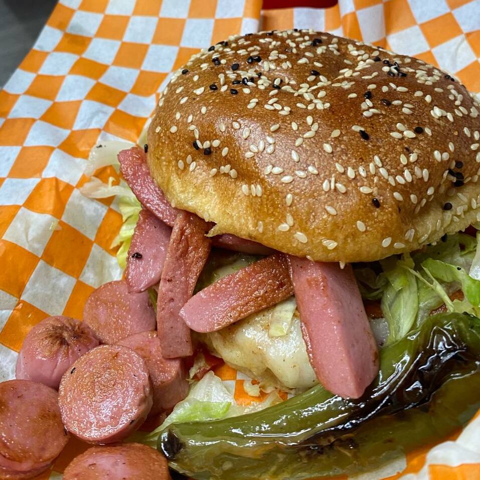 Hamburguesa de Salchicha