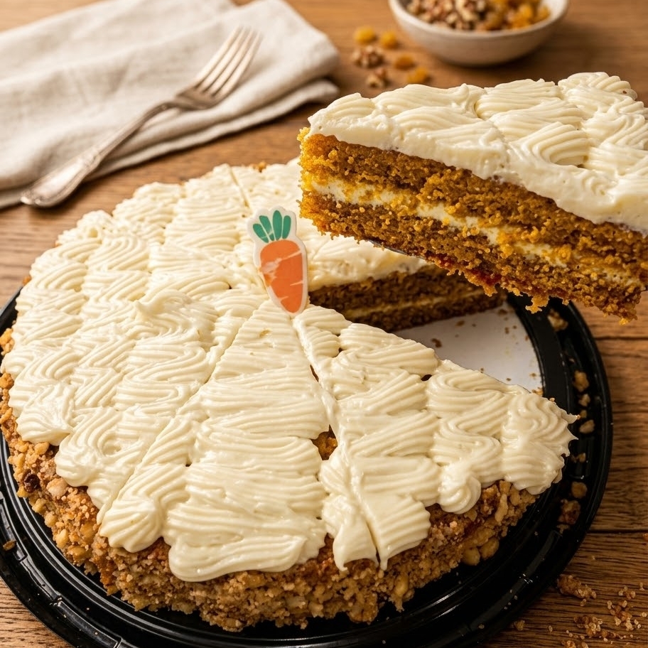 Rebanada Pastel de Zanahoria