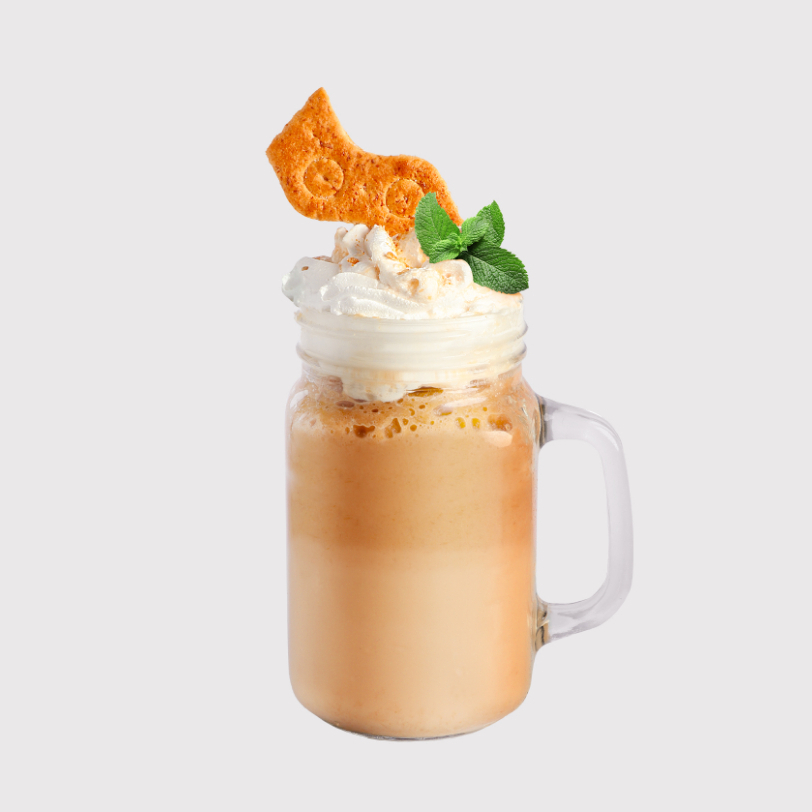 Pumpkin iced latte