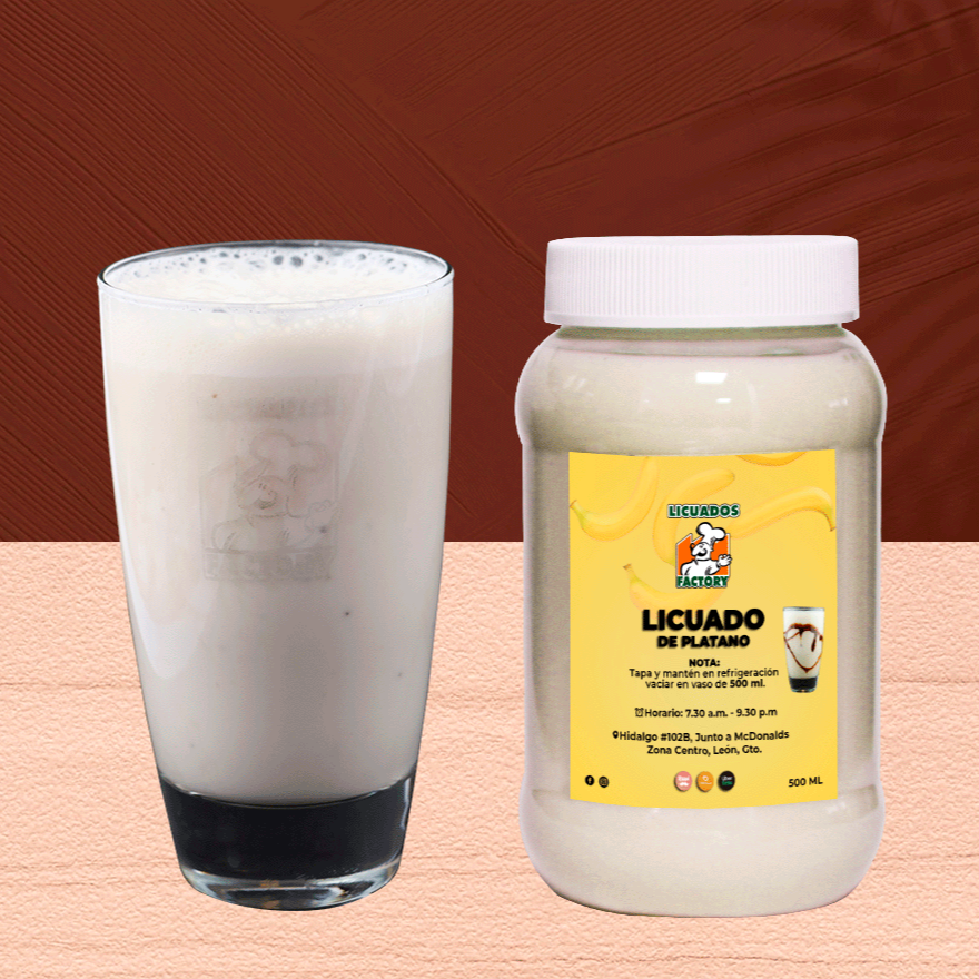Licuado Platano  500 ml