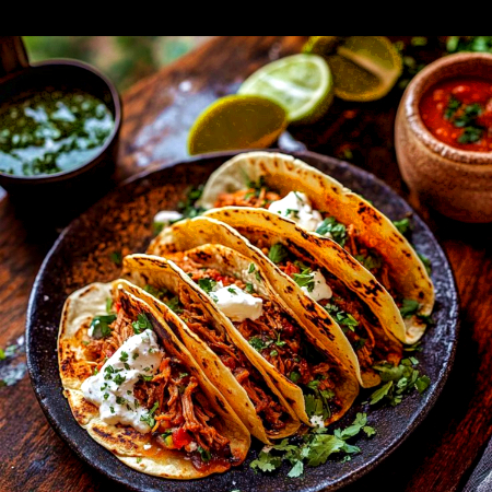 5 Tacos+ Un Cucharon de Consume