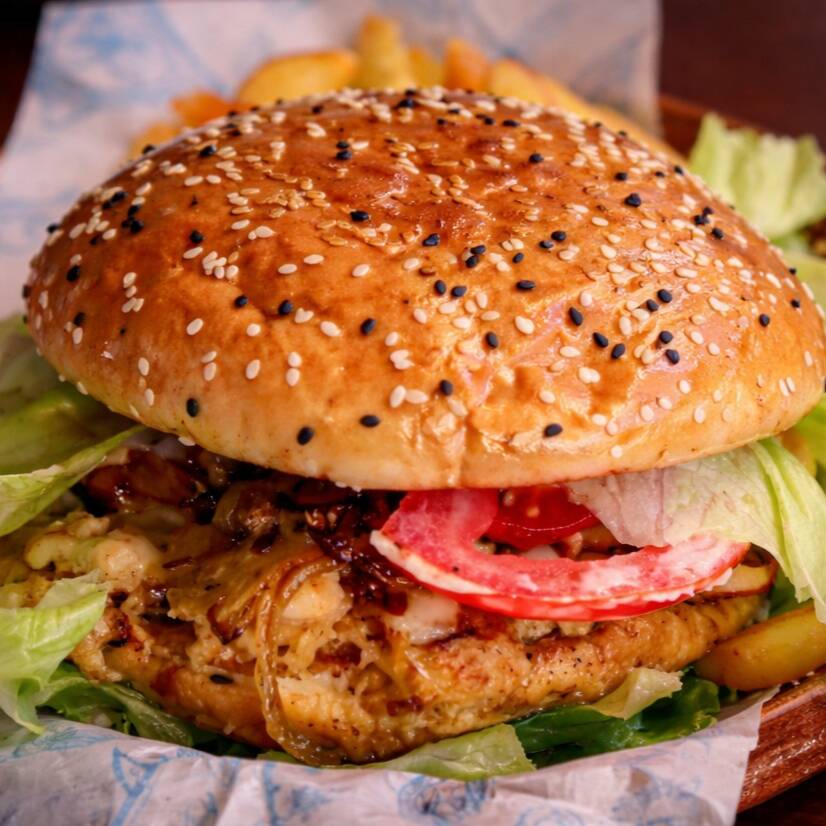 HAMBURGUESA DE CAMARÓN