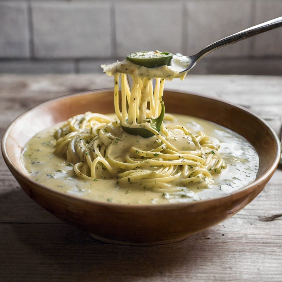 Pasta Cremosa de Chile Poblano