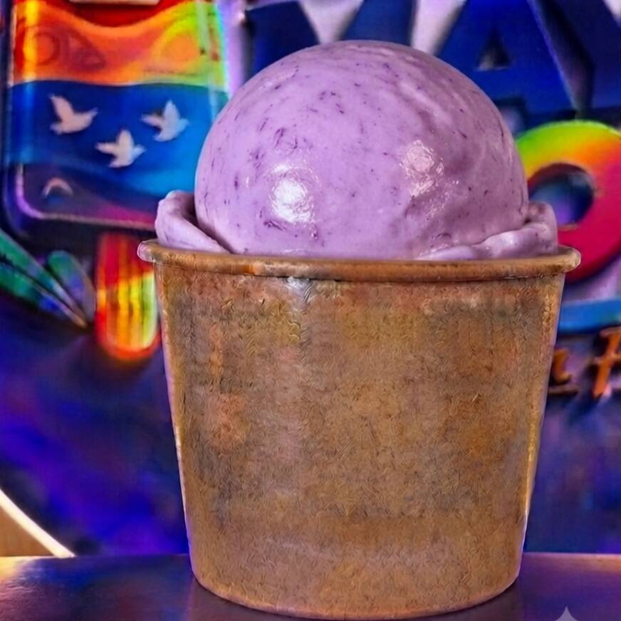 HELADO DE TARO DE YOGURT