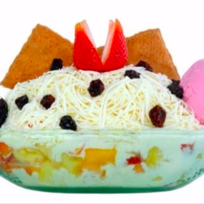 3 ensaladas corrientes con helado
