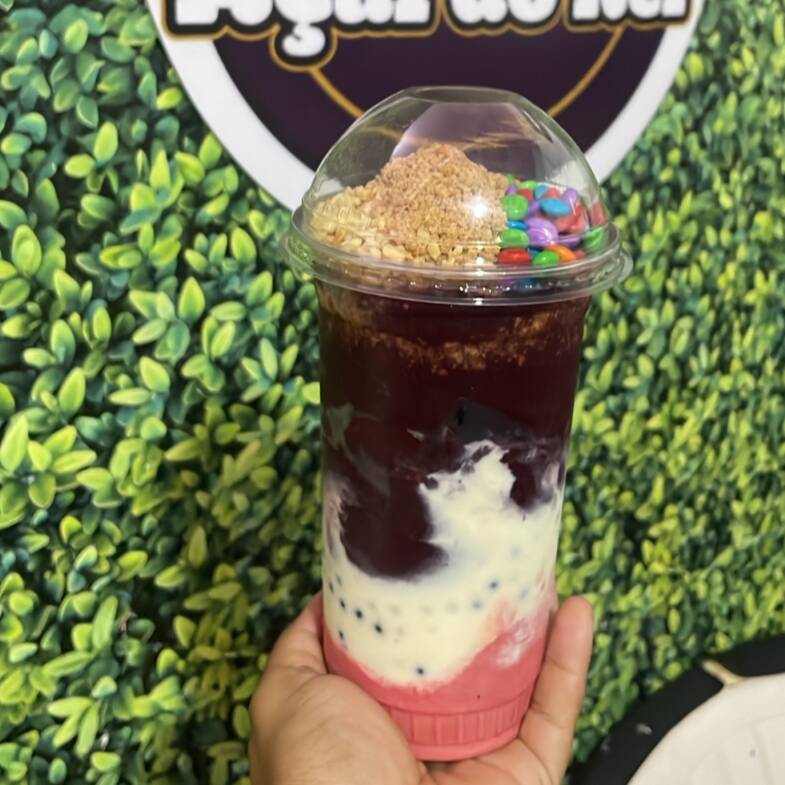 COPÃO DE AÇAI 650ML +4ITENS+3 CREME (ITENS JUNTOS)