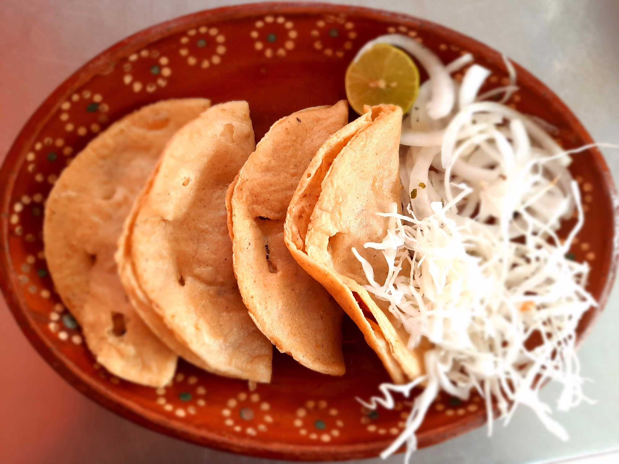 Taco dorado de papa