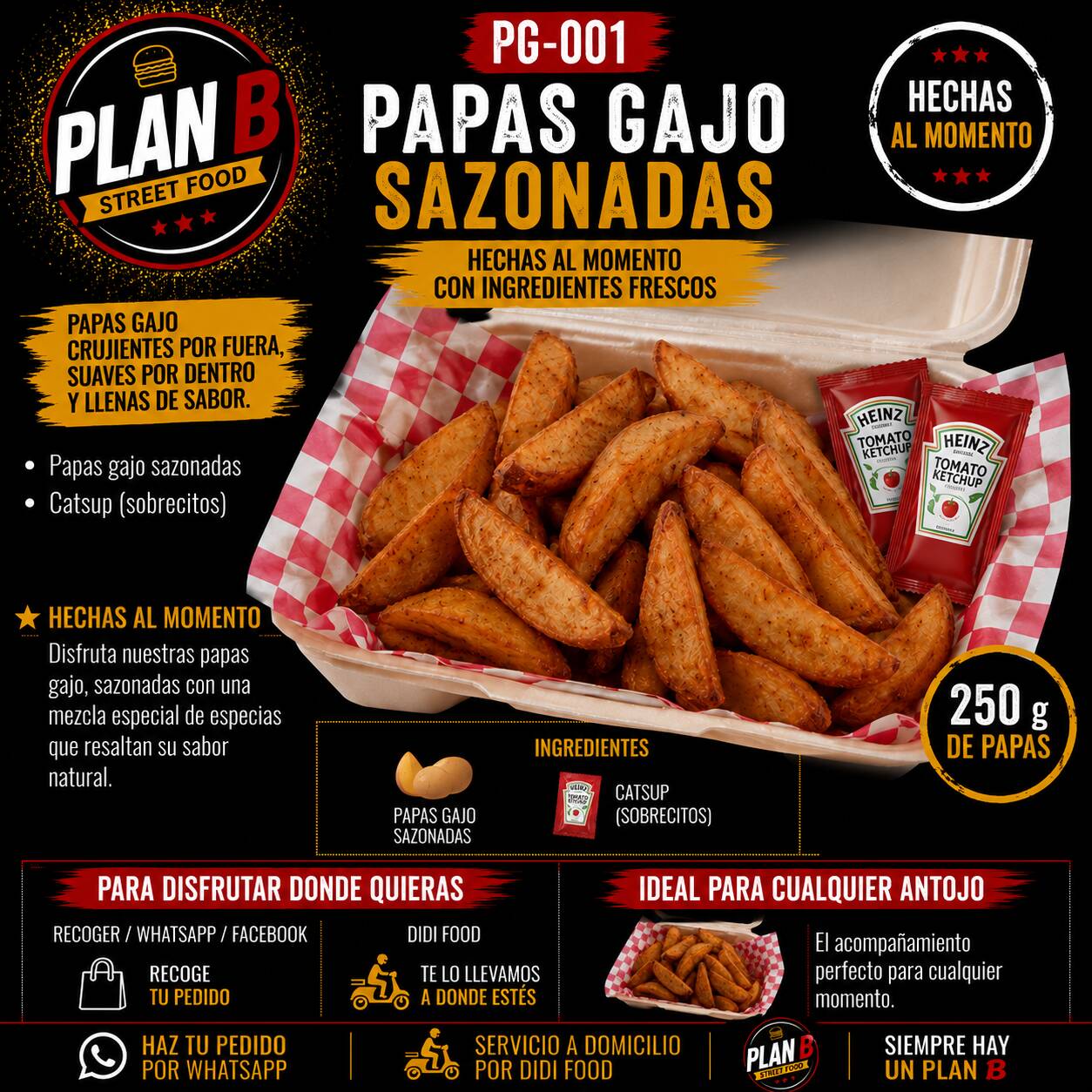 Papas Gajo Sazonadas