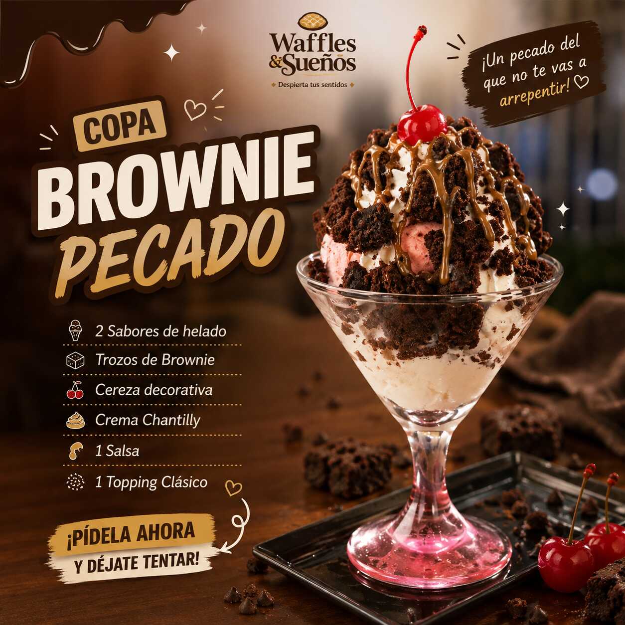 Copa Brownie Pecado