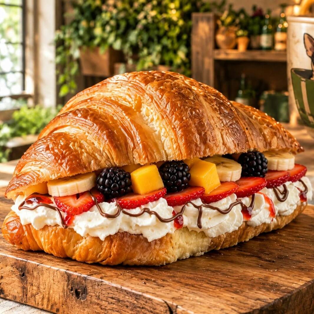 Cuernito con Relleno Dulce