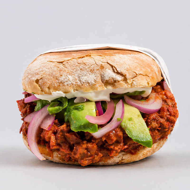 Torta de Cochinita Pibil