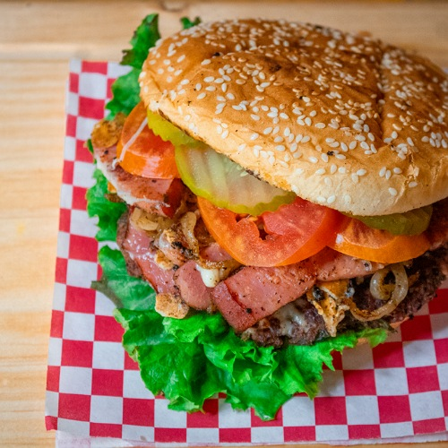 Hamburguesa de Tocino